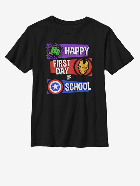 ZOOT.Fan Marvel Happy First Day Of School Kids T-shirt