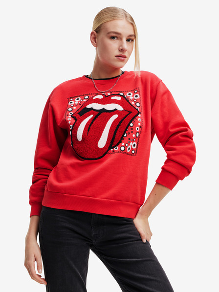 Desigual Rolling Red Sweatshirt